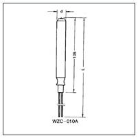 熱電阻感溫元件 WZC-010A WZC2-010A